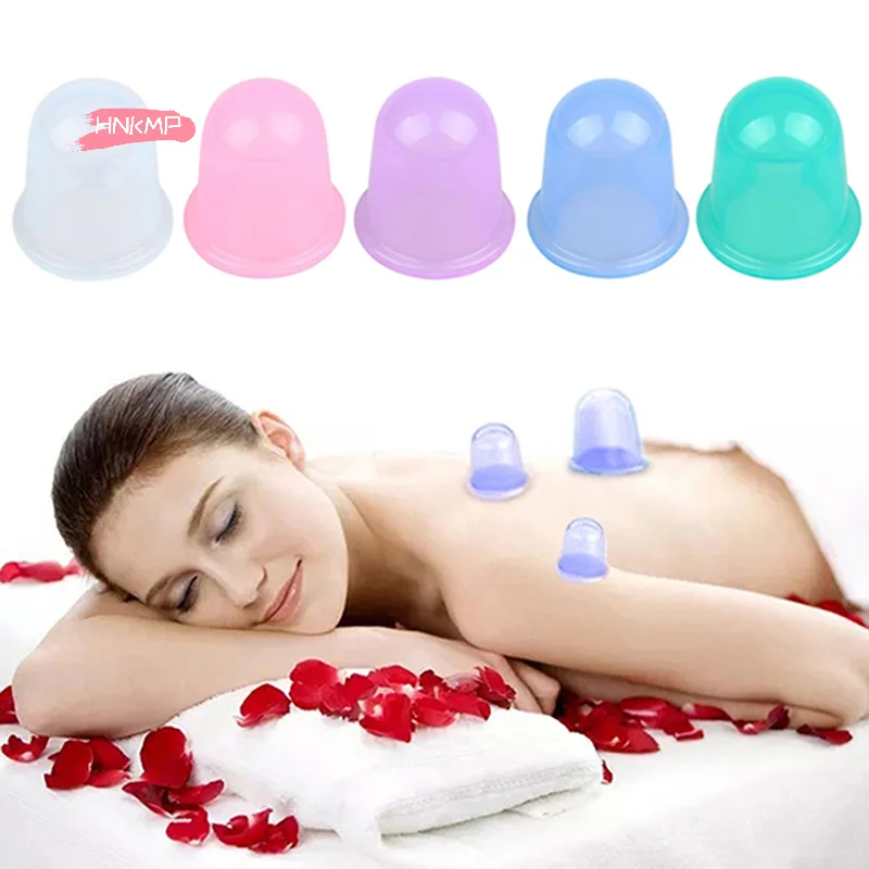 1Pc Silicone Vacuum Massage Cupping Set for Body Anti-Cellulite Health Care Home Fitness Equipment