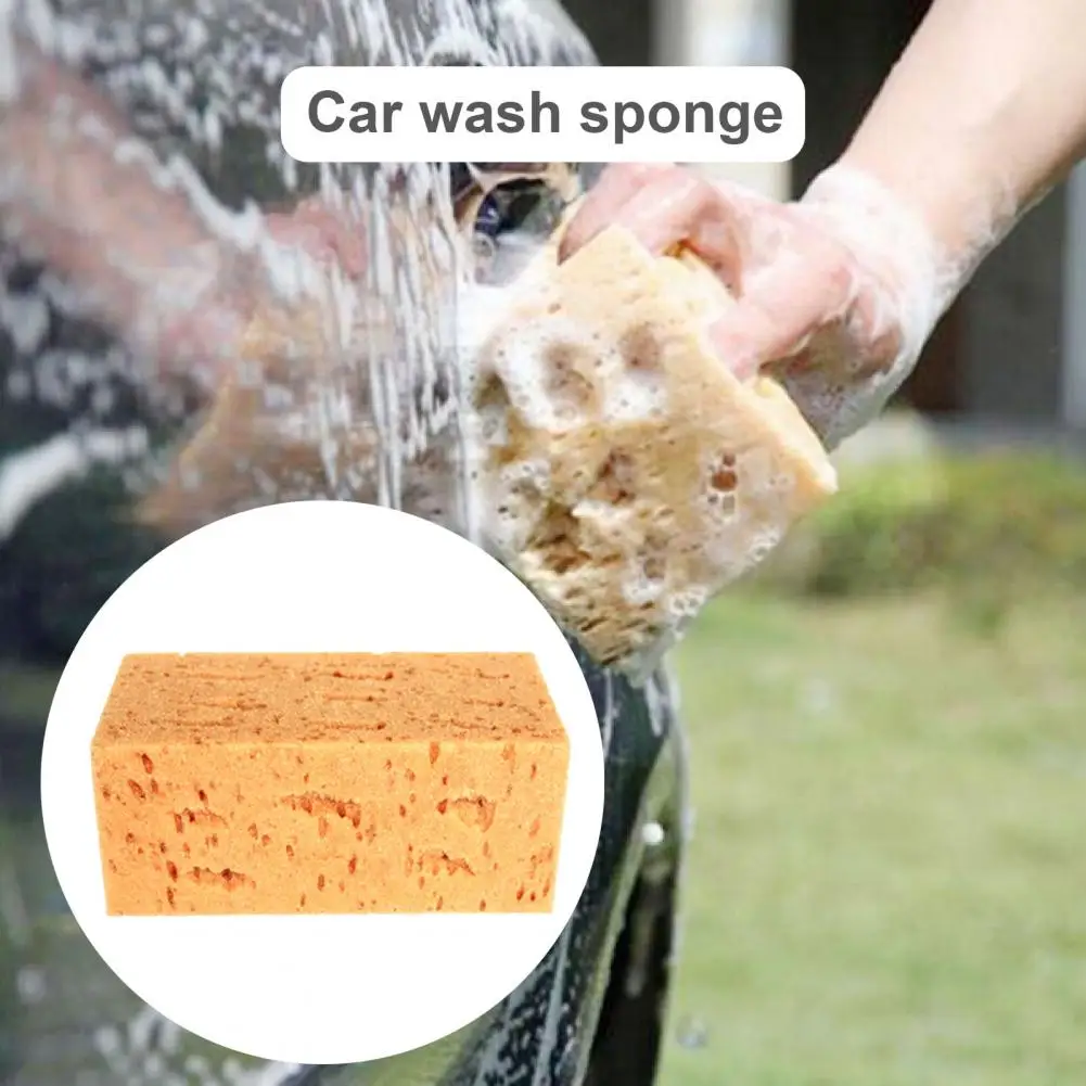 Premium  Auto Care Sponge Durable Car Yellow Sponge Block Thick Cleaning Tool Cleaning Sponge for Wall Tile