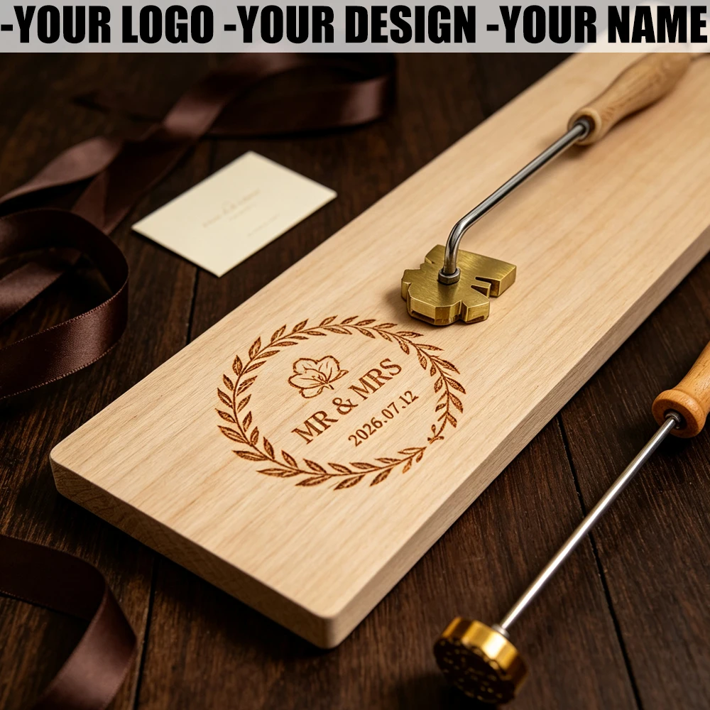 Woodworking Logo Design - Ahşap İşleme İçin Özel Ahşap Markalama
