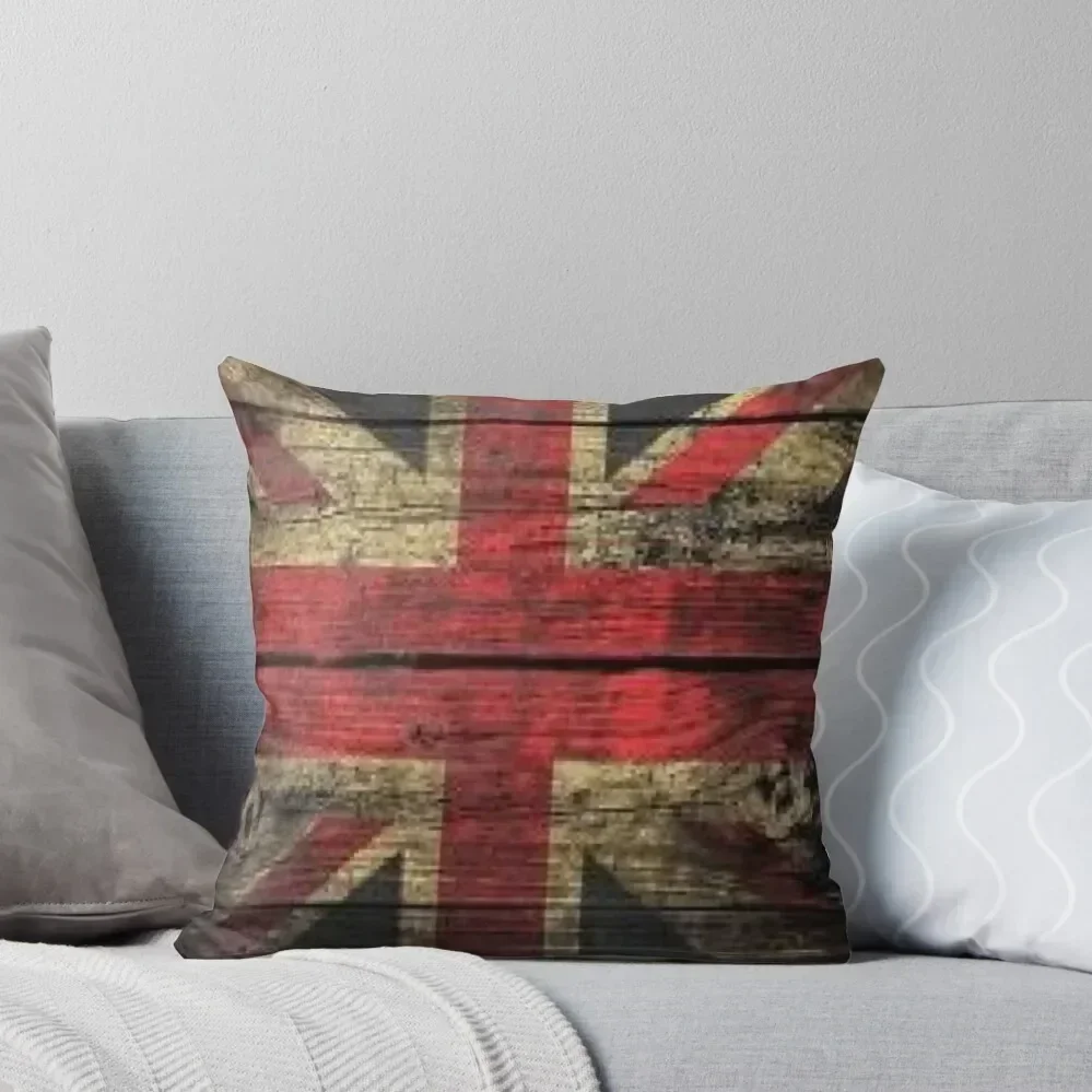 

Union Jack Distressed Steampunk Throw Pillow Ornamental Pillow Embroidered Cushion Cover Marble Cushion Cover pillow