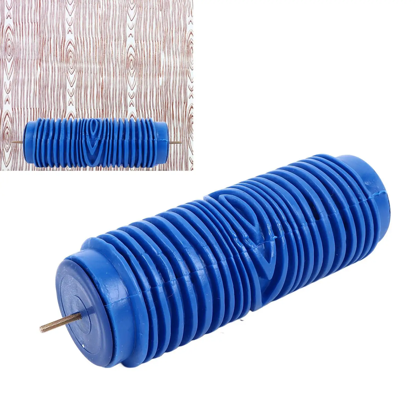 5in Rubber DIY Texture Paint Roller for Beautiful Patterns Reusable Decorative Wall Art Stencil Design Tool