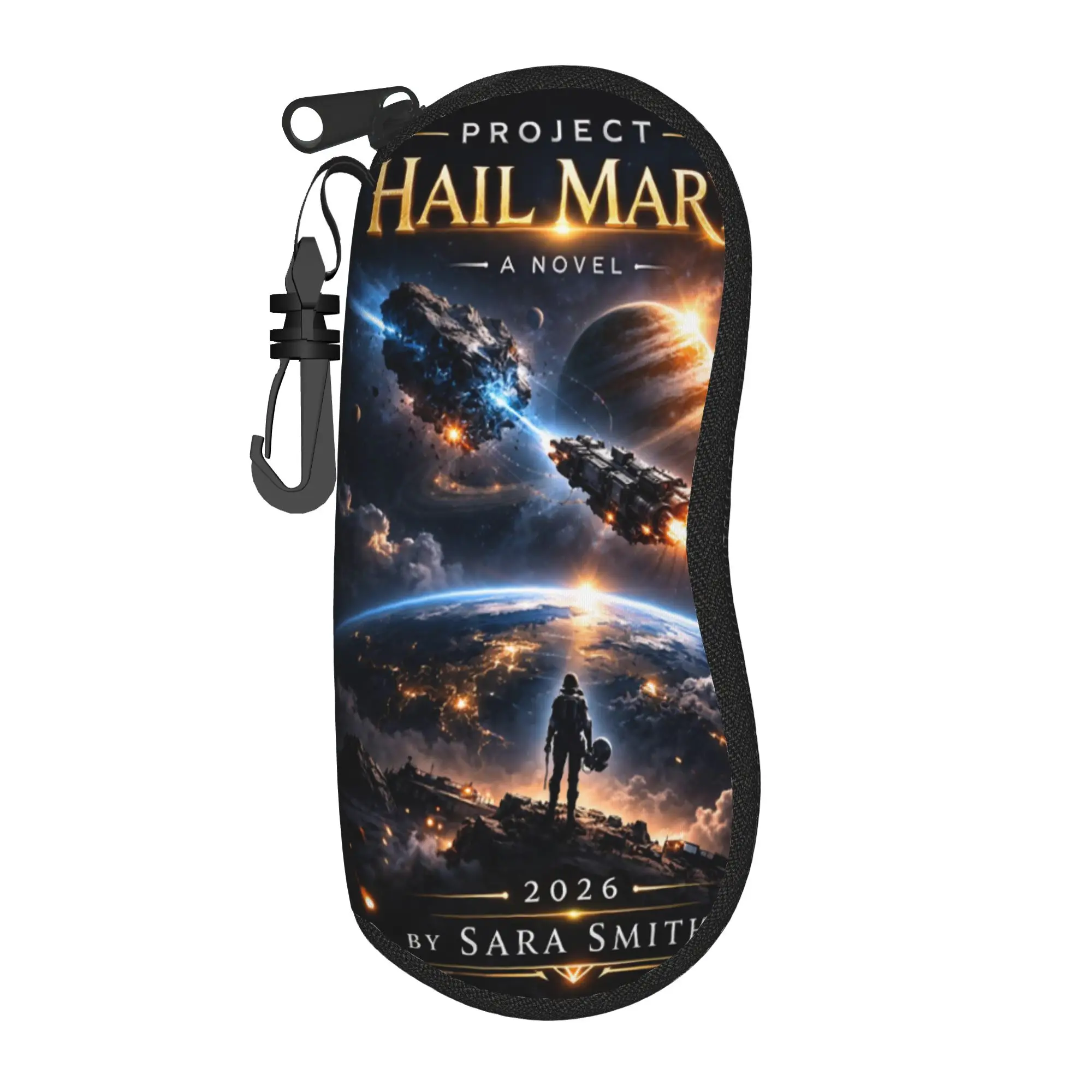Kawaii Cartoon Glasses Case Project Hail Mary Movie 2026 Accessories  Zipper  Eyewear Storage Box Cartoon Eyewear Container