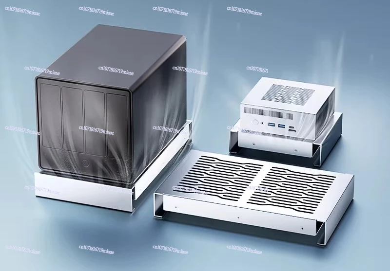 All Aluminum External Radiator Mini Host Router NAS Computer Light Cat Machine