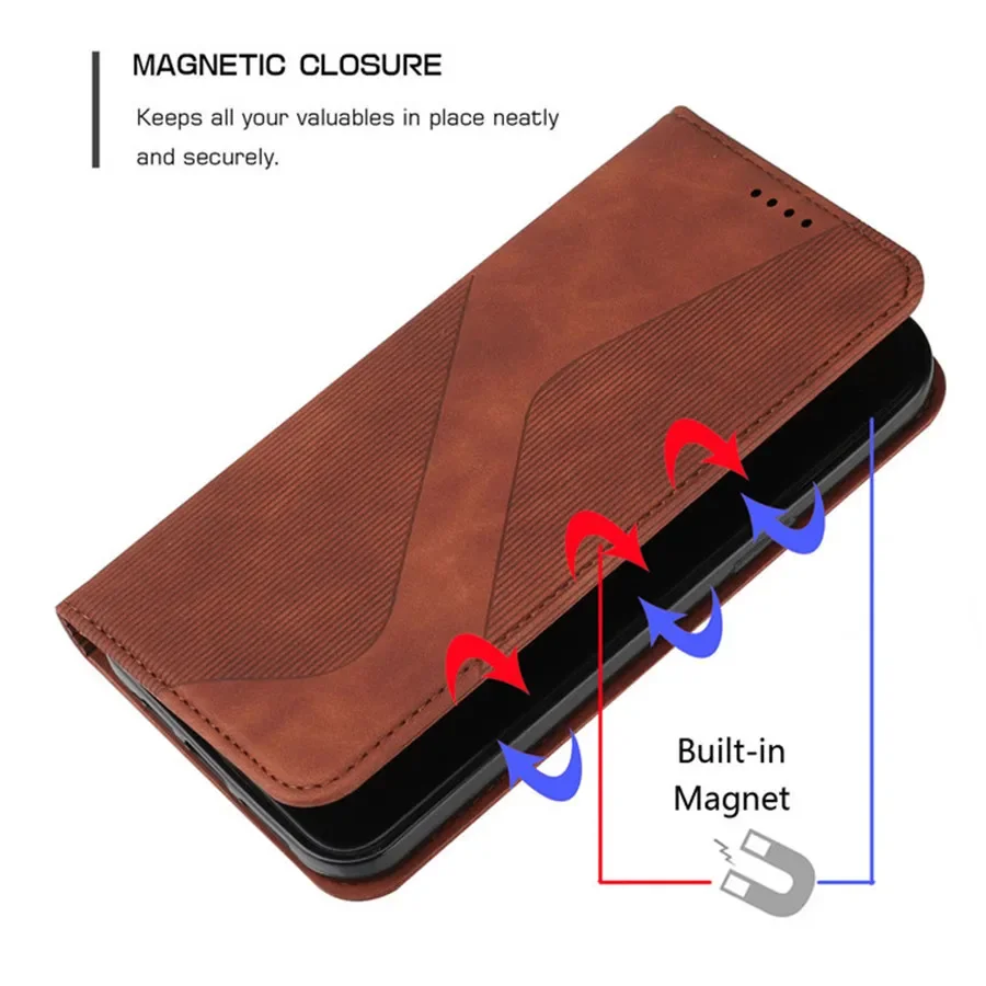 For Xiaomi Redmi Note 13 12 11 Pro Plus 5G Flip Case Leather Book Etui For Redmi Note 12 Turbo 12S 11S 11T 11 SE 11E 12 Pro Case