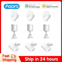 Aqara Window Door Sensor Temperature Humidity Human Body Motion Sensor Wireless Zigbee Smart home Kits For Xiaomi mijia Mi home