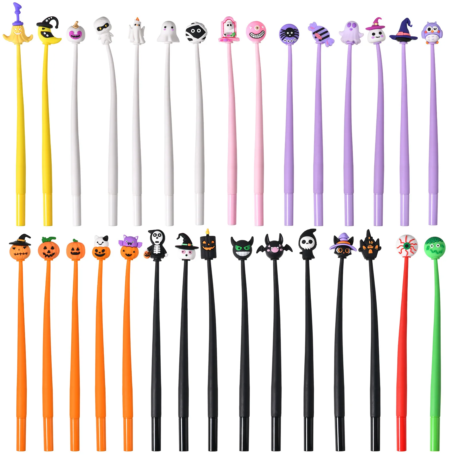 

12 шт., креативный забавный шейкер на Хэллоуин, нейтральная ручка, милые студенческие канцелярские принадлежности, письменные принадлежности