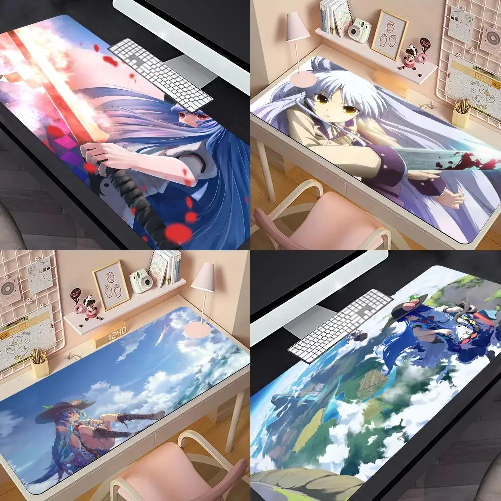 Anime T-Tenshi Girls Mouse Pad Anime Game Mouse Pad Computer Desk Pad Office Carpet Laptop Mouse Pad