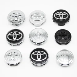 4pcs 57mm/62mm Car Tyre Wheel Center Hub Cap Badge Logo Rim Emblem For Toyota Corolla Camry Yaris CHR Rav4 Auris Verso Avalon