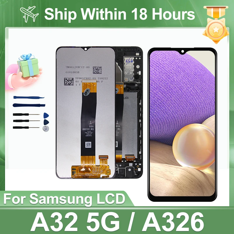 For Samsung Galaxy A32 5G Display SM-A326B LCD Touch Screen Digitizer Assembly For Samsung A32 5G LCD Replacement  Parts