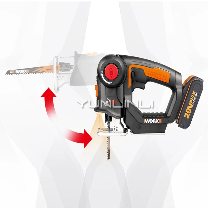 Curve Reciprocating Saw Multi-function Chainsaw Home Small Woodworking Cutting Power Tools WX550