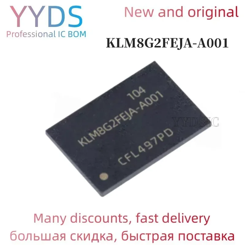 

100% new original KLM8G2FEJA-A001 BGA memory chip KLM8G2FEJA A001