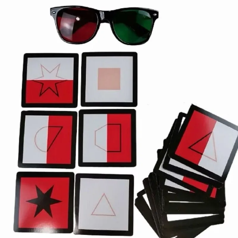 Kahr Card Amblyopia Desuppression Visual Memory Training Visual Recognition Ability Improvement Vision Care Eye Exercise