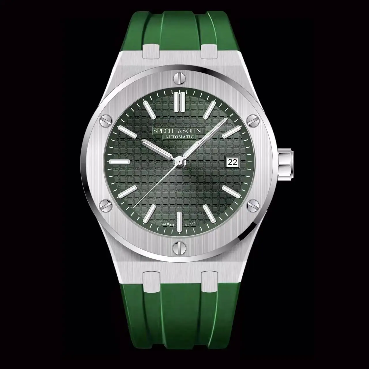 Specht & Sohne Nieuw 40Mm Mechanisch Horloge Voor Heren Grijskleurig Sporthorloge Japan Miyota 8215 Automatisch Horloge 50M Waterdicht