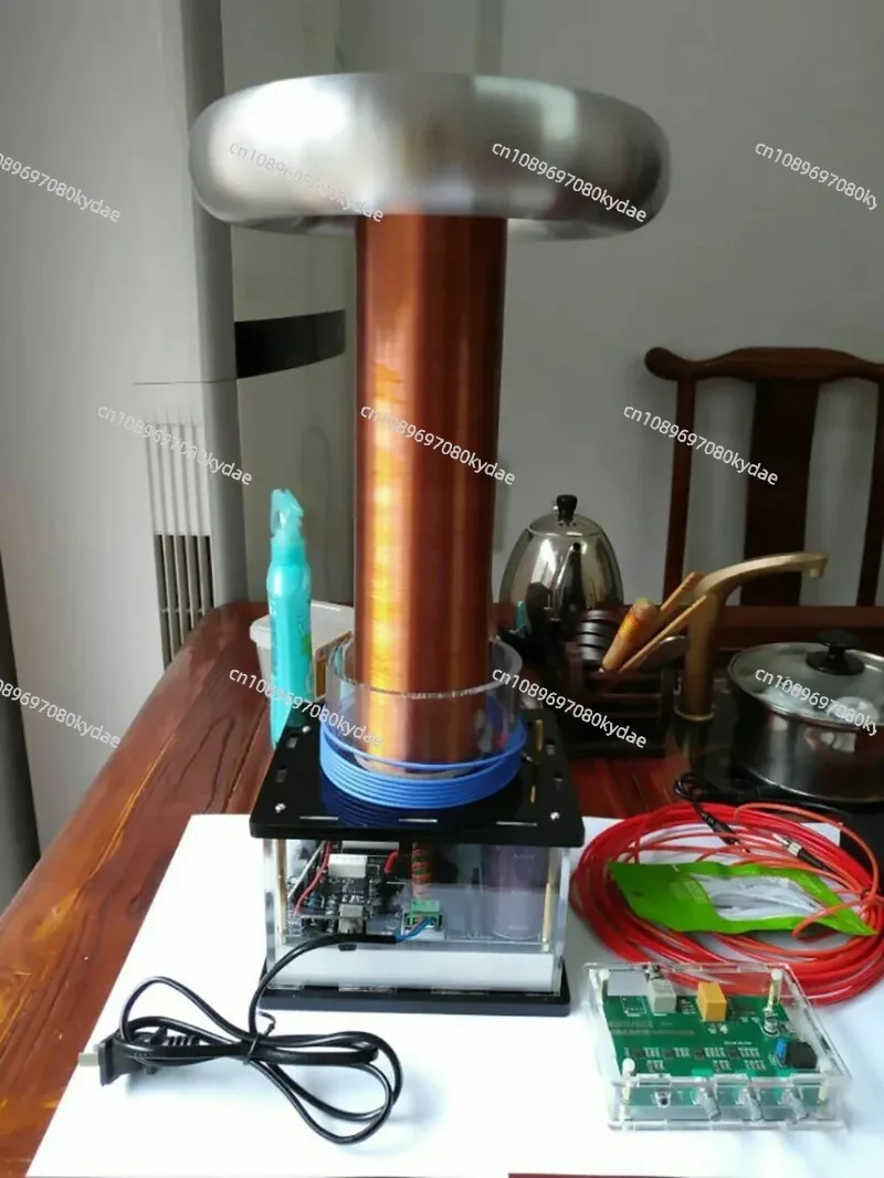 Big 220V Tesla Electric Coil Induction Arc Music Tesla Coil Big Pulse