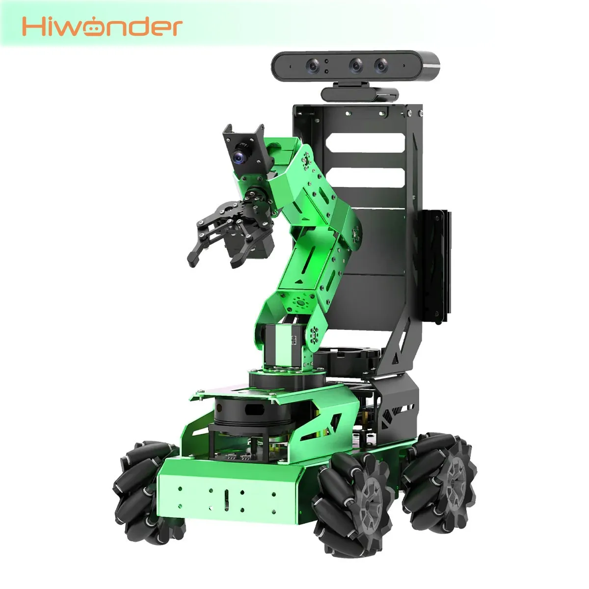 

Hiwonder JetAuto Pro AI Robot Car with 6DOF Vision Robotic Arm Jetson Nano 4GB/8GB Without/With Microphone Array