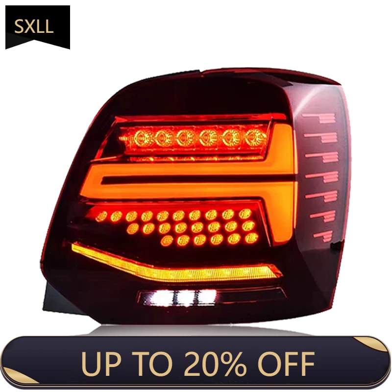 

SXLL Suitable for Light Emitting Diode Taillight 2009-2018 Polo 6R Taillight Drl Rear Stop Brake Taillight Auto Parts