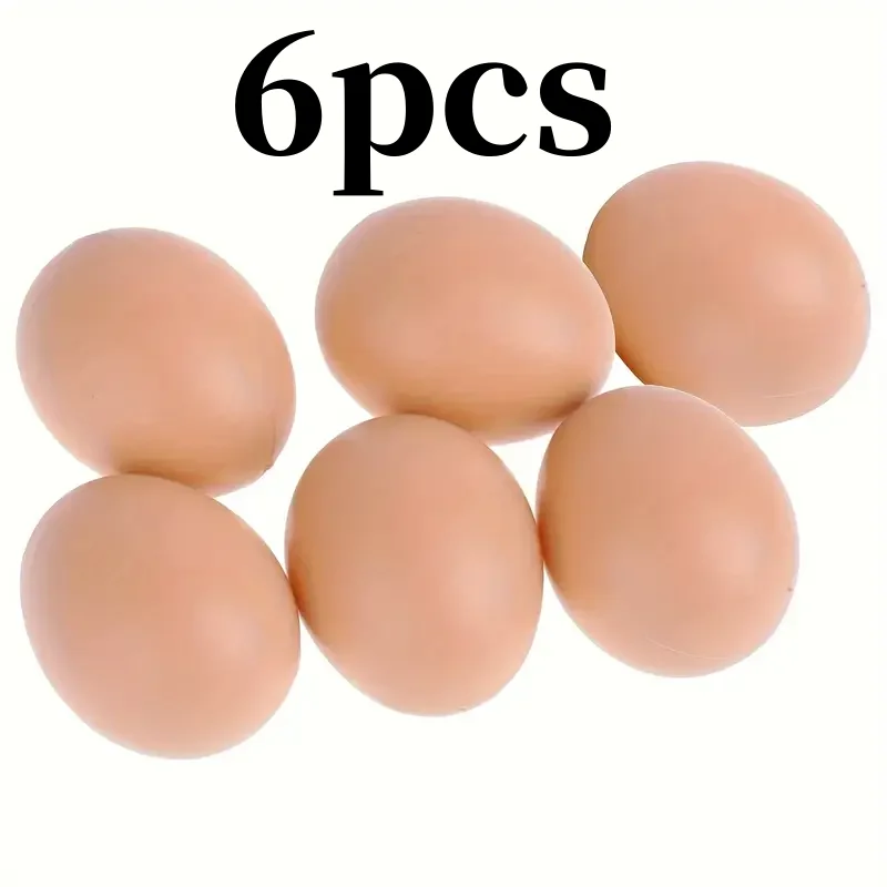 Oeufs en plastique pour maison de poule, petits faux œufs, fournitures pour animaux de ferme, Cages,