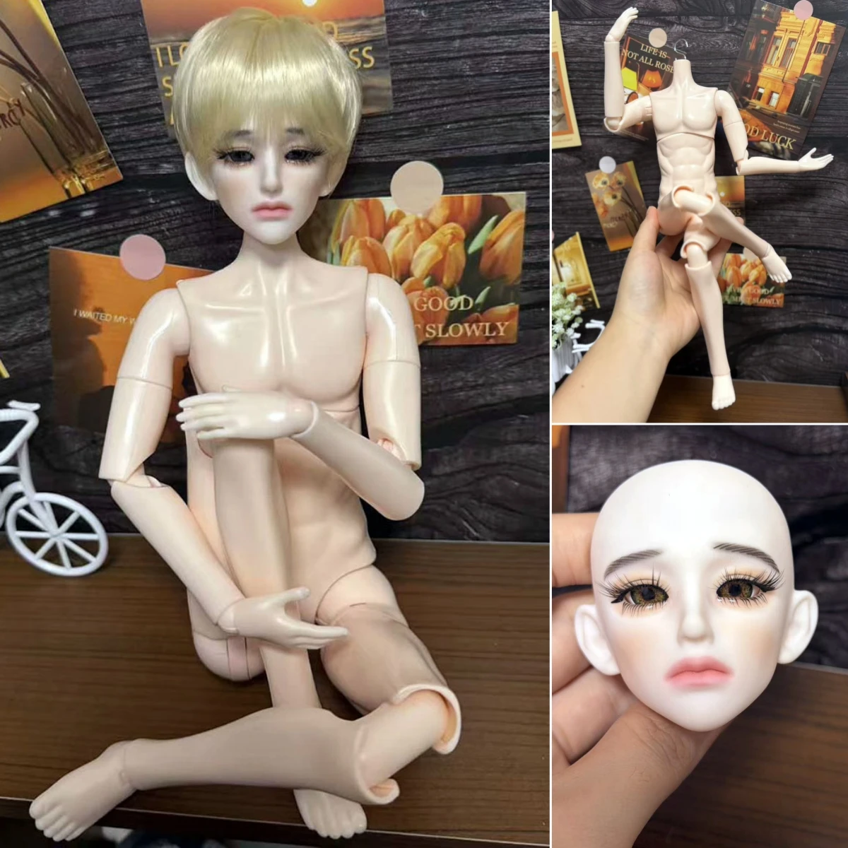 

1/4 BJD Doll Mechanical Joint 46cm Doll Girl Gift