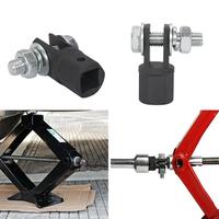 Scissor Jack Adapter 1/2 Inch Chrome Vanadium Steel Adapter Wrench Tool Automotive Jack Drill Adapters For Impact Drills Socket