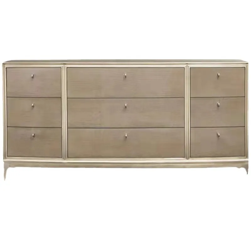 

Storage cabinet Bedroom dresser Modern simple solid wood storage chest of drawers Bedside chest