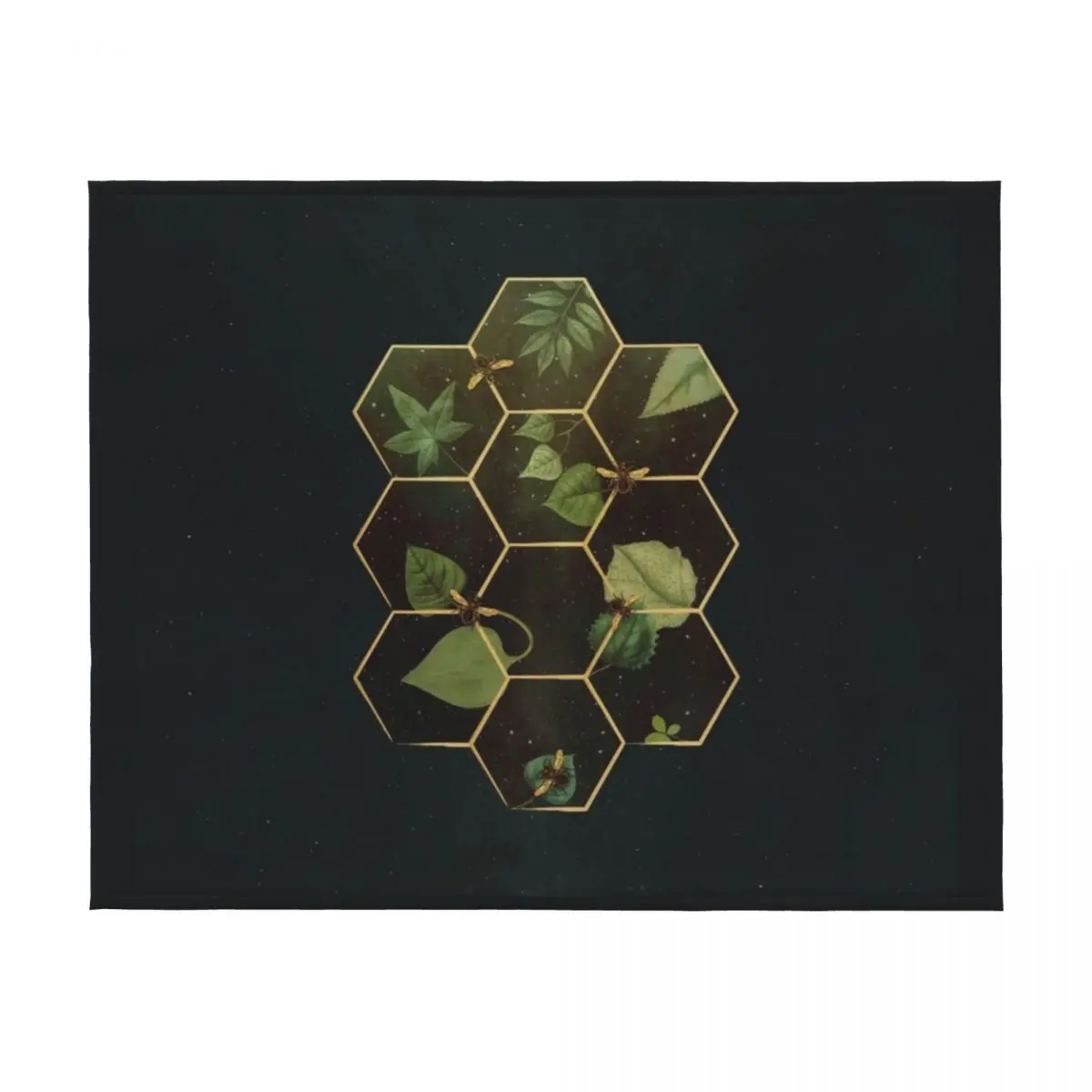 النحل في الفضاء رمي بطانية Hairys للطفل التخييم منقوشة البطانيات #2