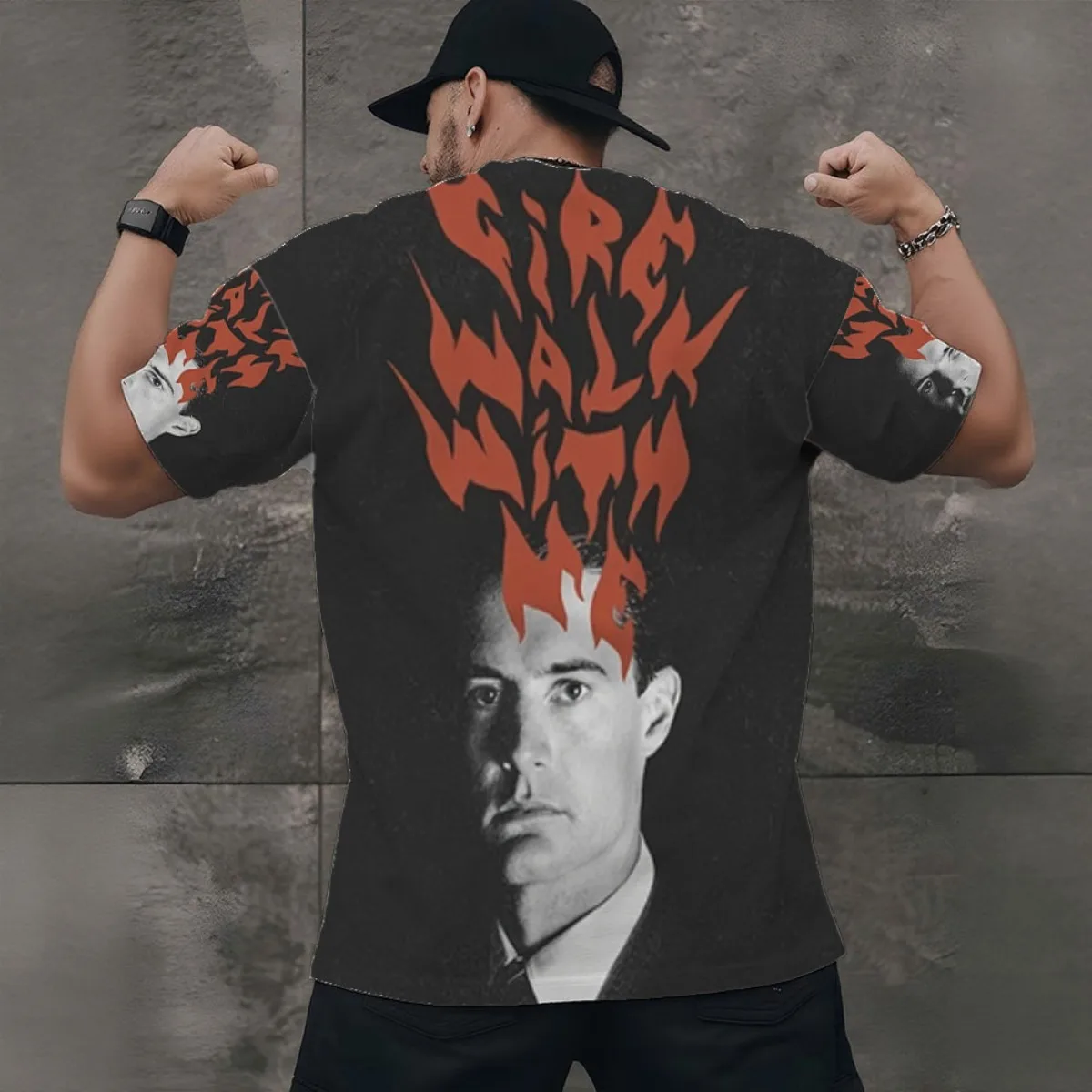 Conor McGregor Poster New Arrival Fashion Men's Short Sleeve All-Over Print T-Shirt Unique All-Over Print Design for Stylish Dai