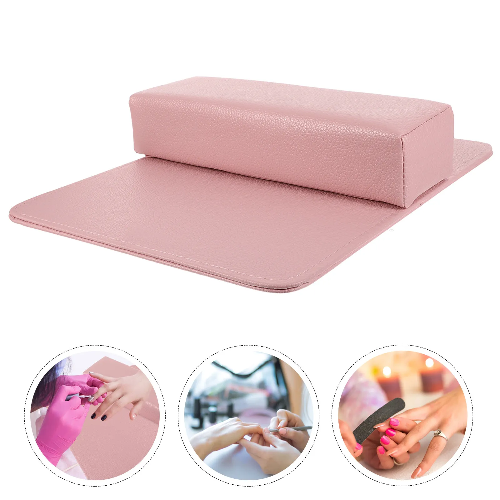 

Набор из 2 подушек-подставок для рук для маникюра, моющиеся, портативные, для салонов красоты и домашнего использования, удобные