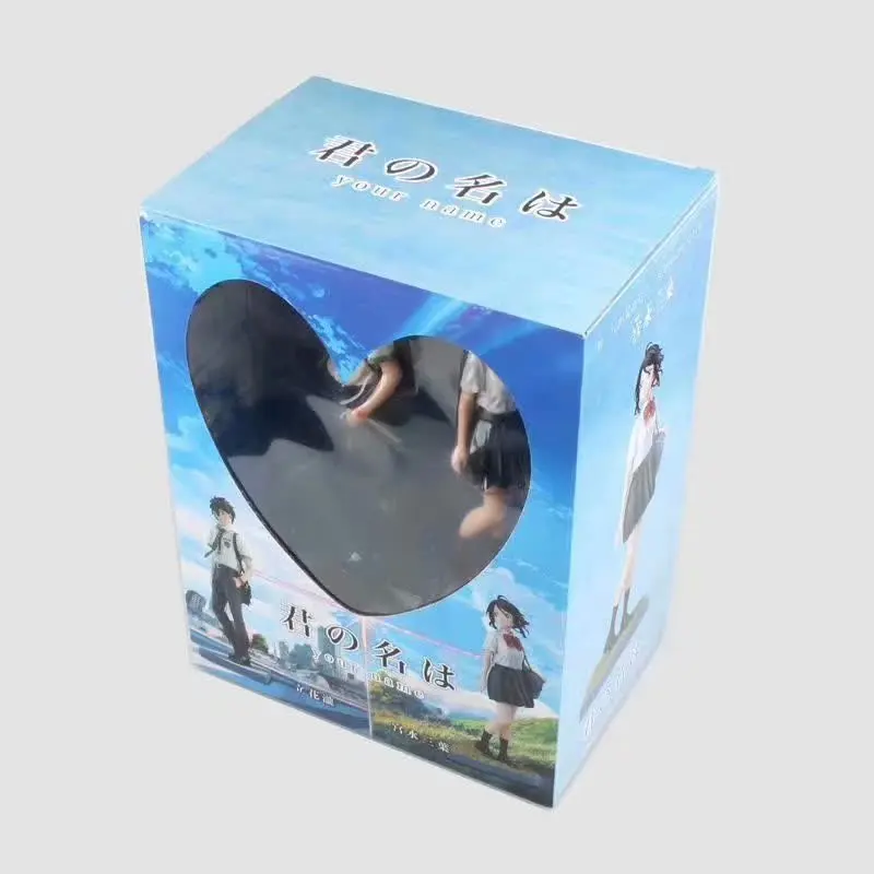 Anime Your Name Figure Tachibana Taki Miyamizu Mitsuha Collection Model Toy Doll Gift For Boyfriend Girlfriend 2pcs/set 23CM