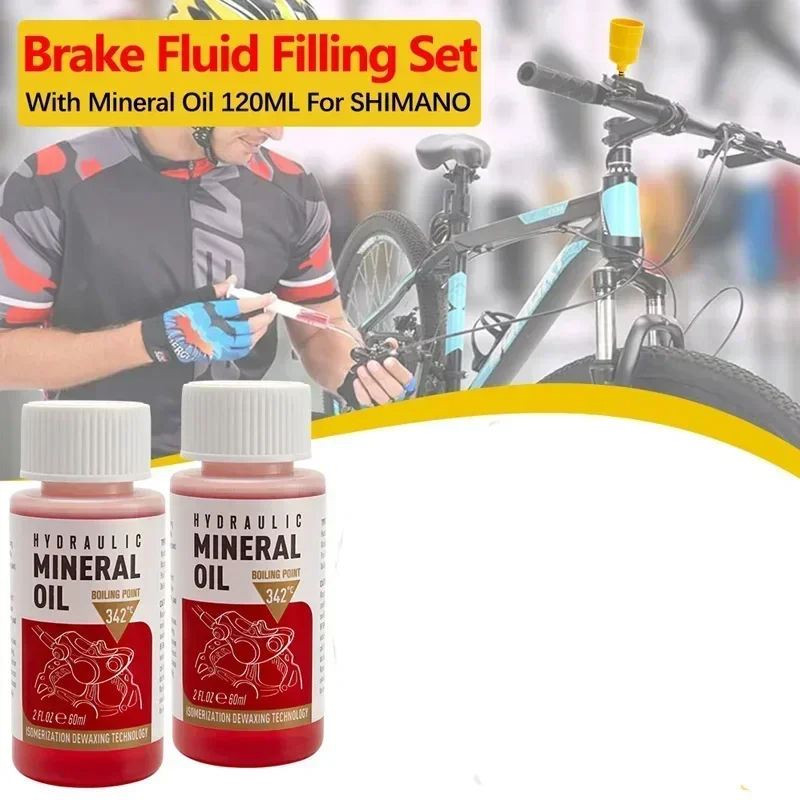 Bicycle Brake Fluid Mineral Oil System Fluid Cycling Mountain Bikes Accessorie Oil InjectorBrake Fluid Mineral Oil