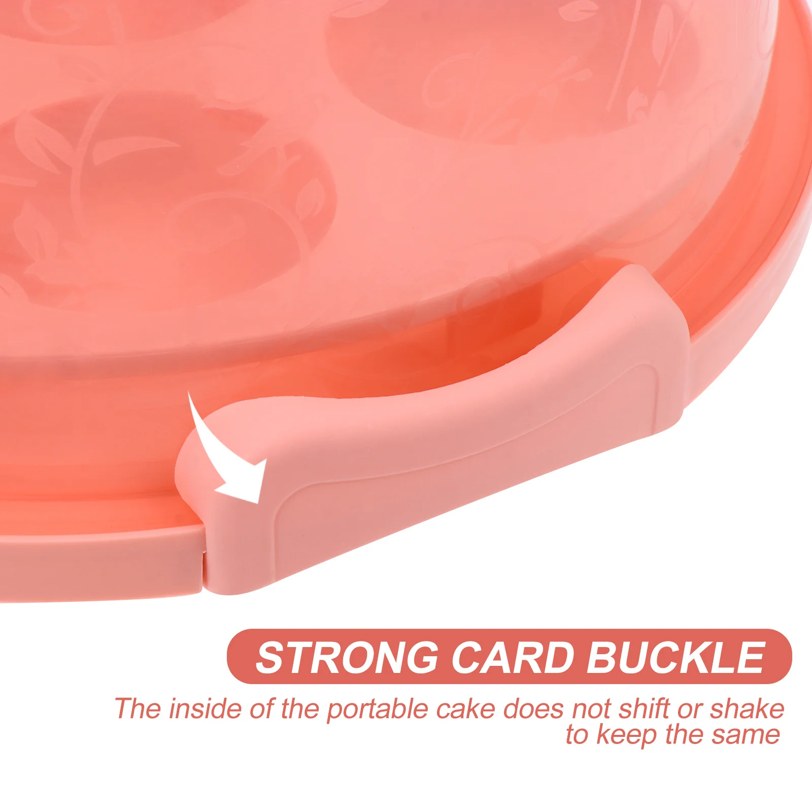 

1Set Reusable Cake Box Handheld Plastic Storage Container Lightweight Wear-Resistant for Baking Dessert Birthday Cake Transport