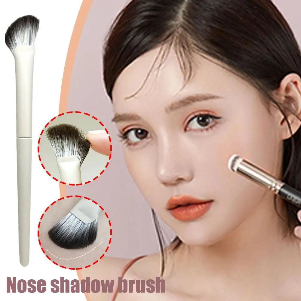 Nasen schatten pinsel abgewinkelte Kontur Make-up Pinsel Augen Make-up kosmetische Werkzeuge Mischung Concealer Pinsel Silhouette Lidschatten nos g4t1