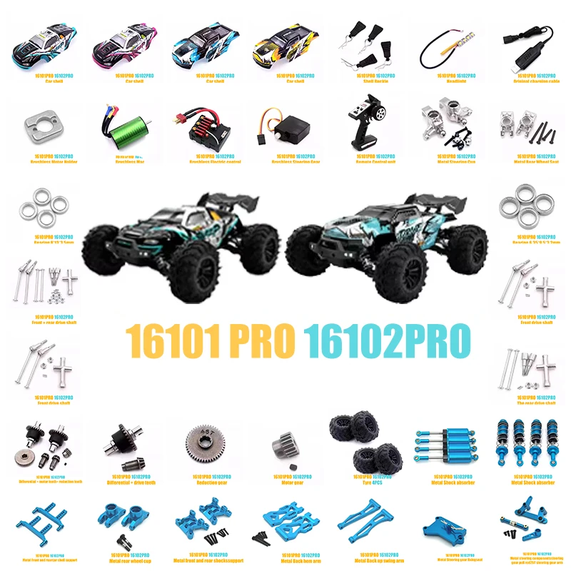 16101 pro shocks SCY RC Automotive Parts 16102 pro parts aluminium gear fixed base / bearing/wave box top cover/steering rod