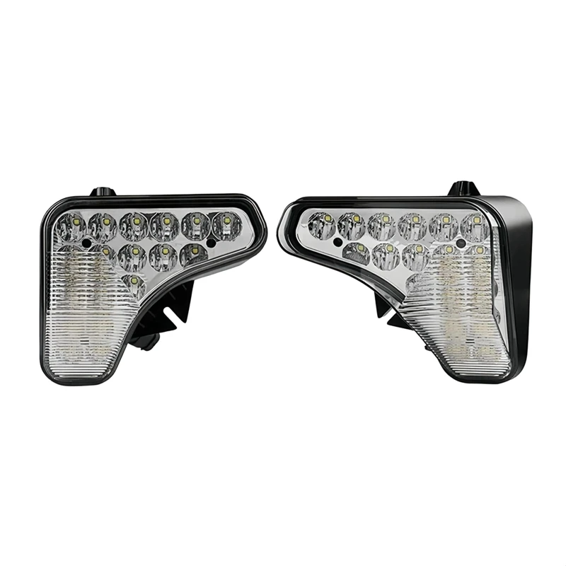 LED Left & Right Headlight Kit For Bobcat Skid Steer Loader S550 S570 S590 S595 Parts 7251340 7251341 7138040 7138041