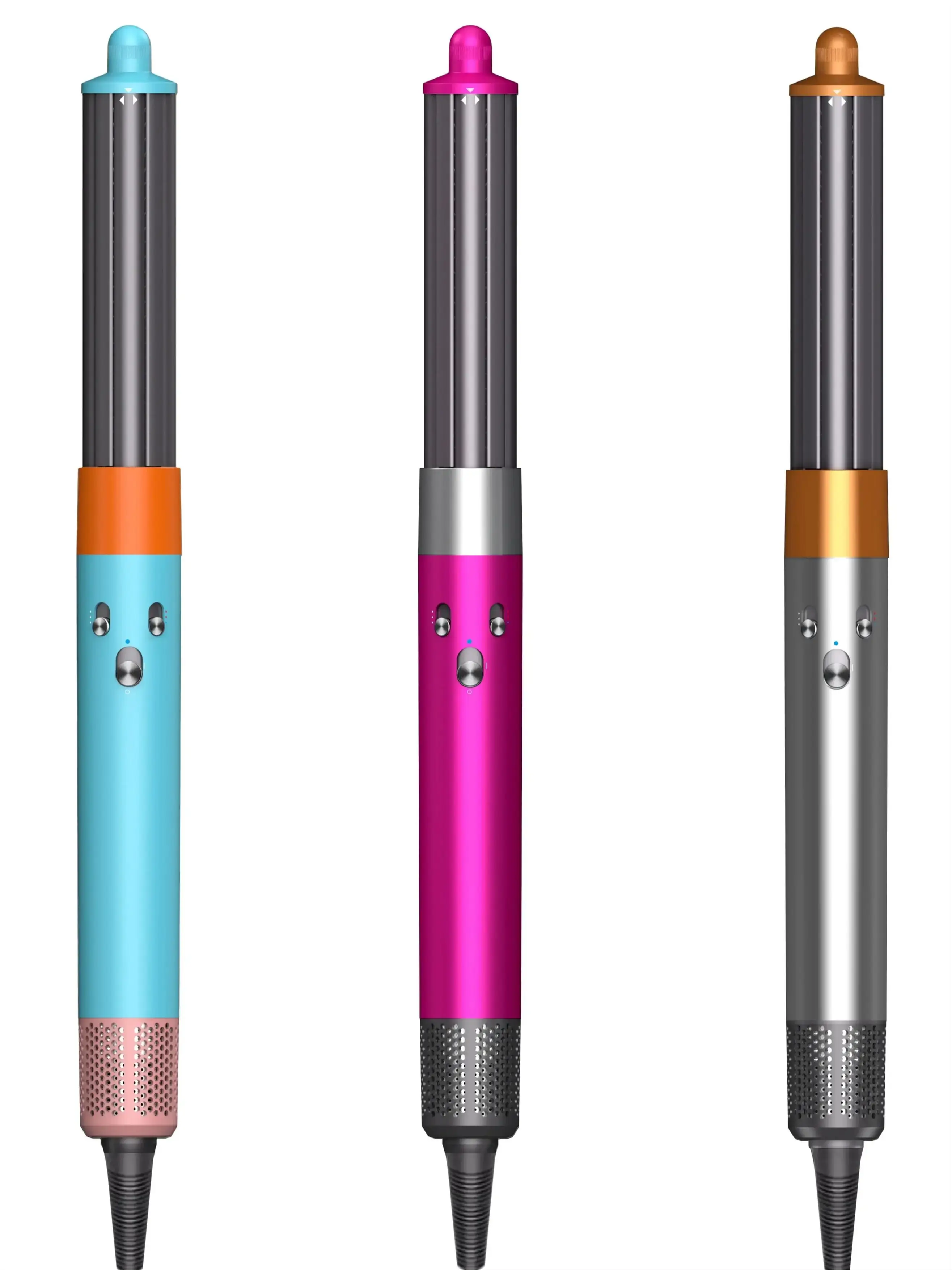6IN1 Föhn Borstel Wrap 30/40mm Thermische Curling Rechttrekken 1300W Hot/Koude Lucht Auto haar Styling Elektrische Haardroger Borstel - afbeelding 2