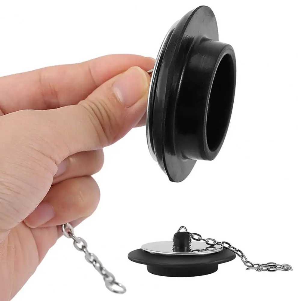 

Резиновая пробка для слива раковины, крепление на цепочке, дизайнерские заглушки с крючками, удобный инструмент для предотвращения засорения раковины, необходимые принадлежности для раковины Homeowner