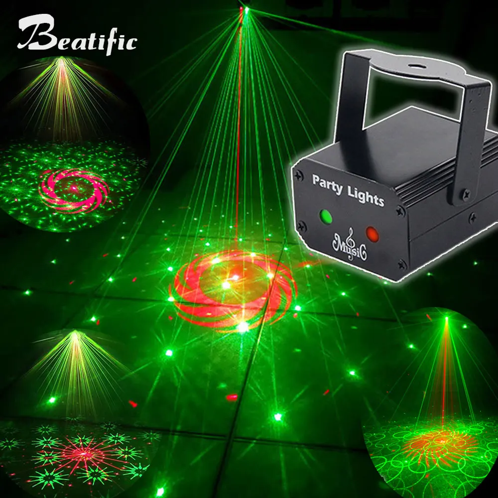 

Mini USB Laser Disco Light for Home Entertainment Karaoke Bar Club Party Lights Music Sound-activated Nightclub Stage Lighting