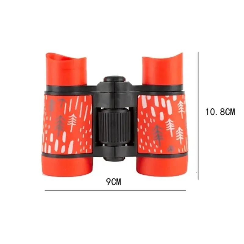 4X30mm Kids Binocular Telescope Children Educational Learning Telescope Bird Watching Folding Optics Telescope