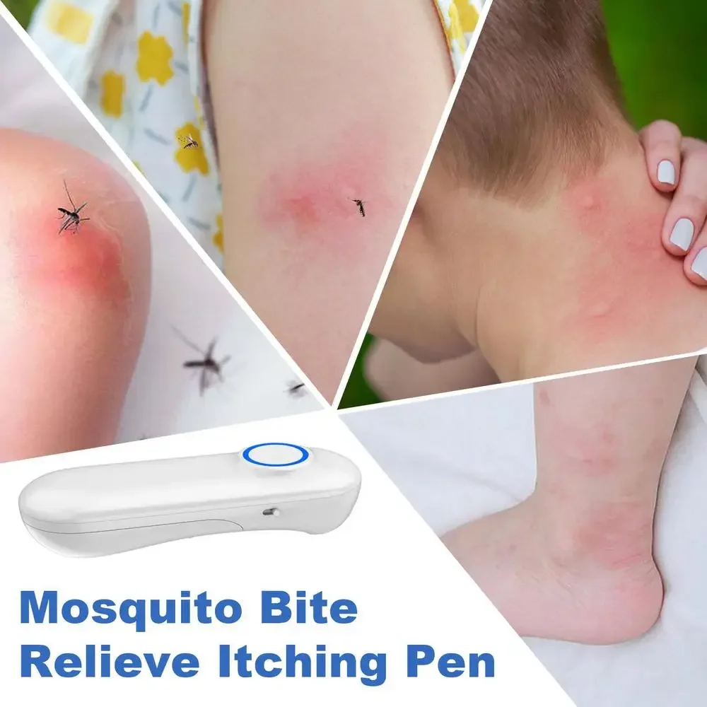 Portable Sting Relief Pen Remover Heat Pulse Technology Effective Anti Bite Itches Pen Bites Stings Remover Safety