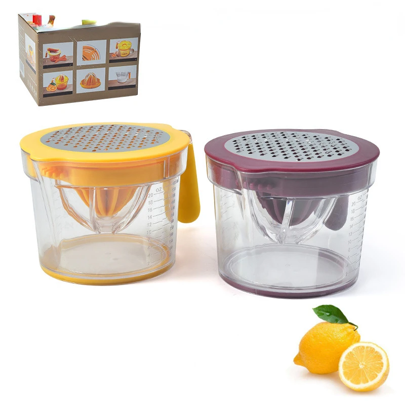 

Multifunctional manual juicer lemon juicer 4-in-1 fruit juicer kitchen gadget