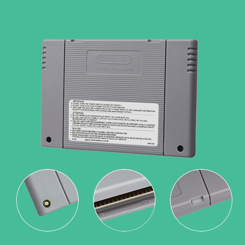 Slayers Custom Game for SNES 16 Bit Retro Cart Children Gift