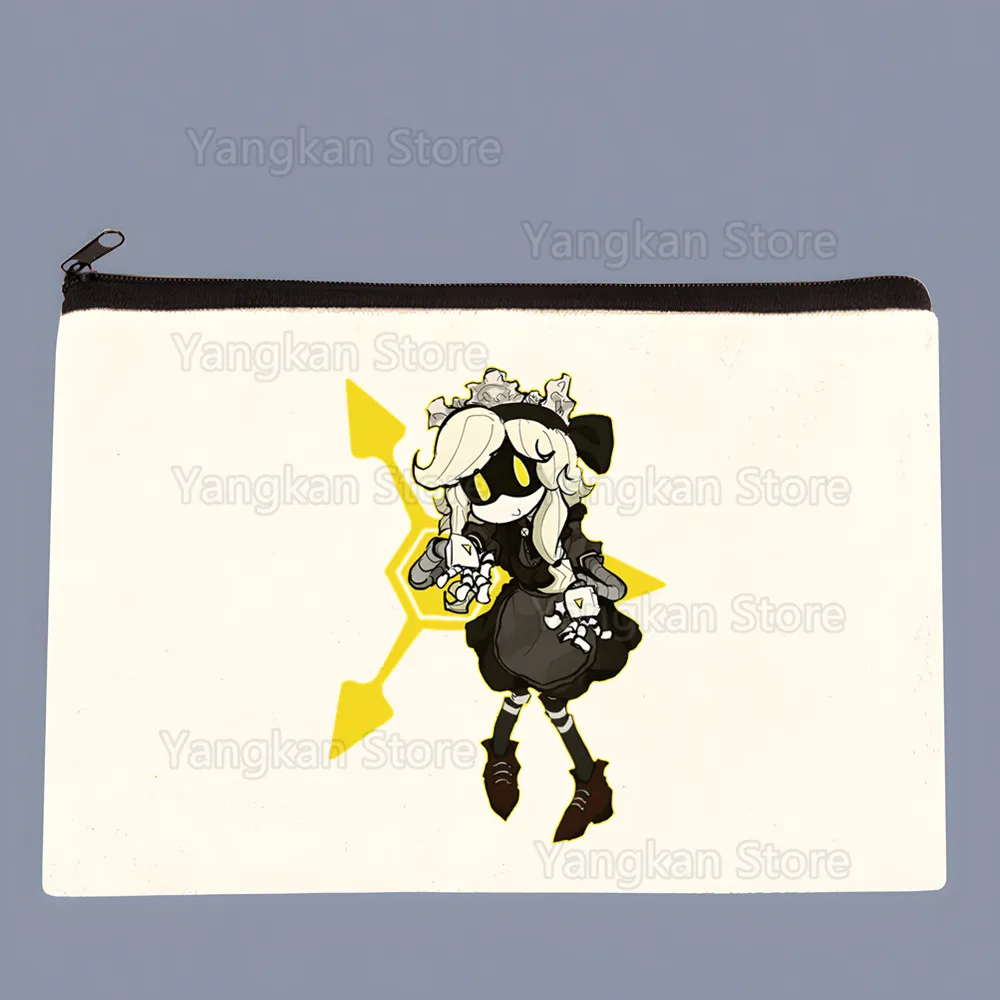 Murder Drones Wallet Blank Canvas Pure White Cloth Bag Customized Small Coin Bag