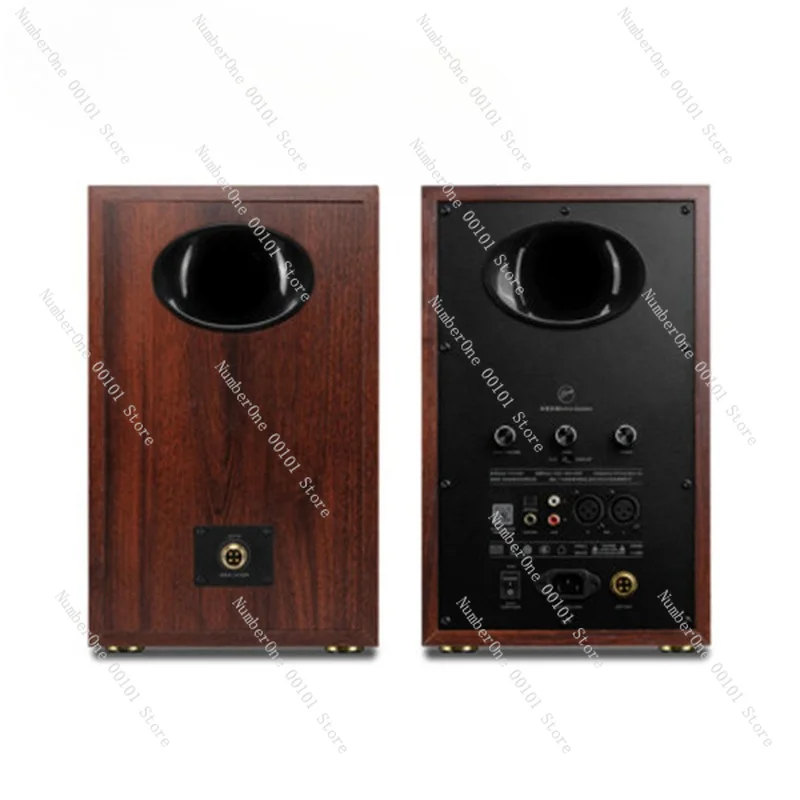 

HIVI D200 D300 hifi Stereo Active Bluetooth 5.0 Bookshelf Speakers Desktop Audio 6.5" midwoofer Isodynamic ribbon tweeter