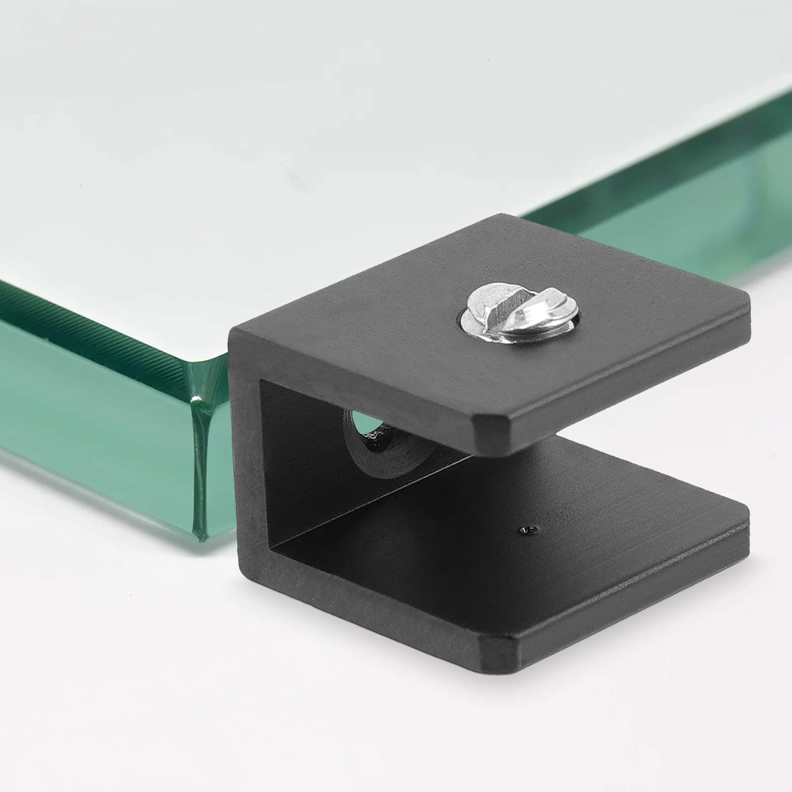 8 قطعة أصحاب الرف الزجاجي سهلة التركيب الأقواس الثقيلة للحمام المطبخ رفوف عائمة يدعم دعامة الرف العائمة