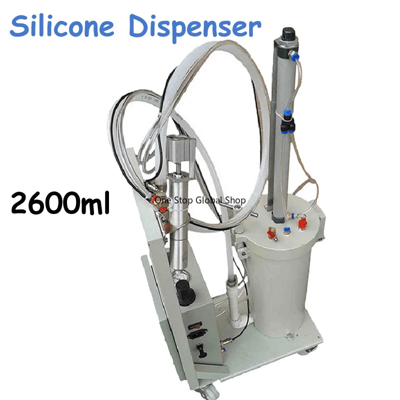 

2600ml High-Speed Silicone Glue Machine Silicone Dispenser Corrosion-Resistant Wear-Resistant Silicone Dispenser