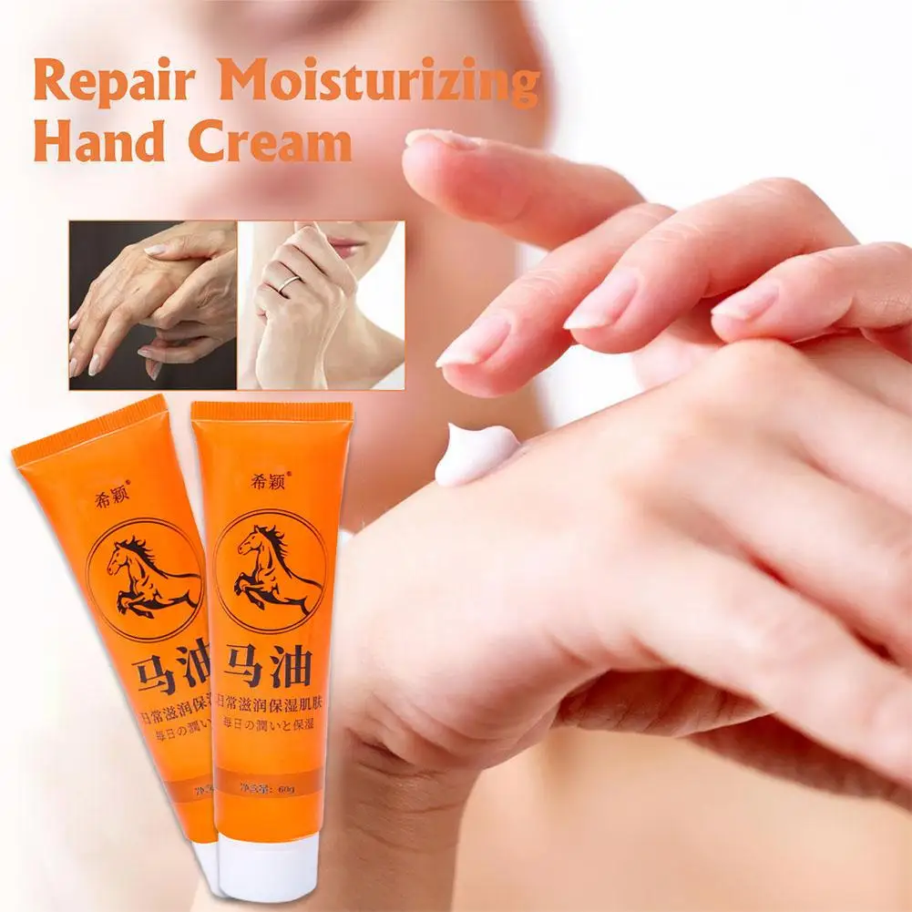 60g Hand Cream Autumn And Winter Moisturizing Softening Lotion Natural Hand Anti-dryness Whitening Cracking Cream Skin Care X9E2