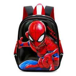 New Disney cartoon Avengers 3D Spider-Man boys School Bag New Kindergarten Baby Children's Small Backpack Cute Backpack