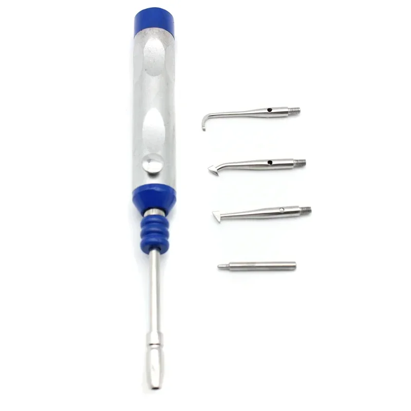 

2Sets Dental Automatic Teeth Crown Remover Adjustable Manual Crown Remover Stainless Steel Dentist Lab Teeth Restoration Tool