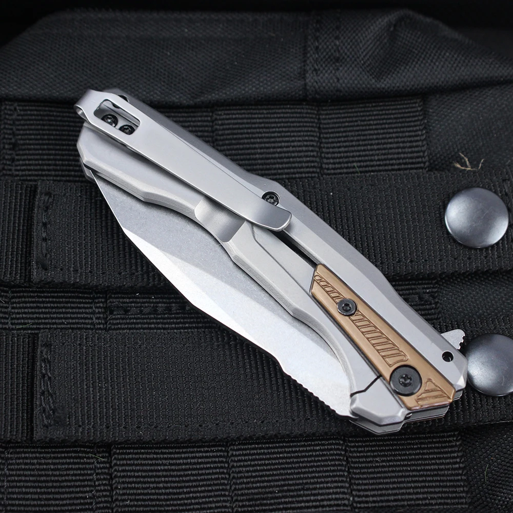 KS 2095 Folding Pocket Knife Portable Carrying Knives Outdoor Bushcraft Camping Tourist Hunting Small Knife Utility Tool Gift