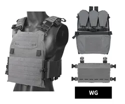 DMgear Lightweight Airsoft Gear Tactical Vest BC2 Plate Carrier Combination Paintball Hunting Equipment Wargame Outdoor