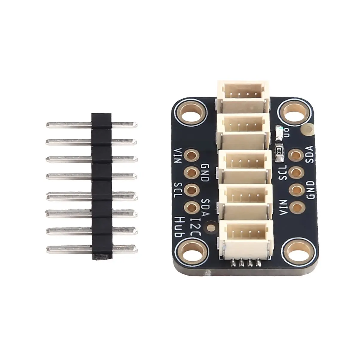 1PCS for Hub 5-Port Expansion Board for STEMMA QT / Qwiic System with 1mm JST Connectors